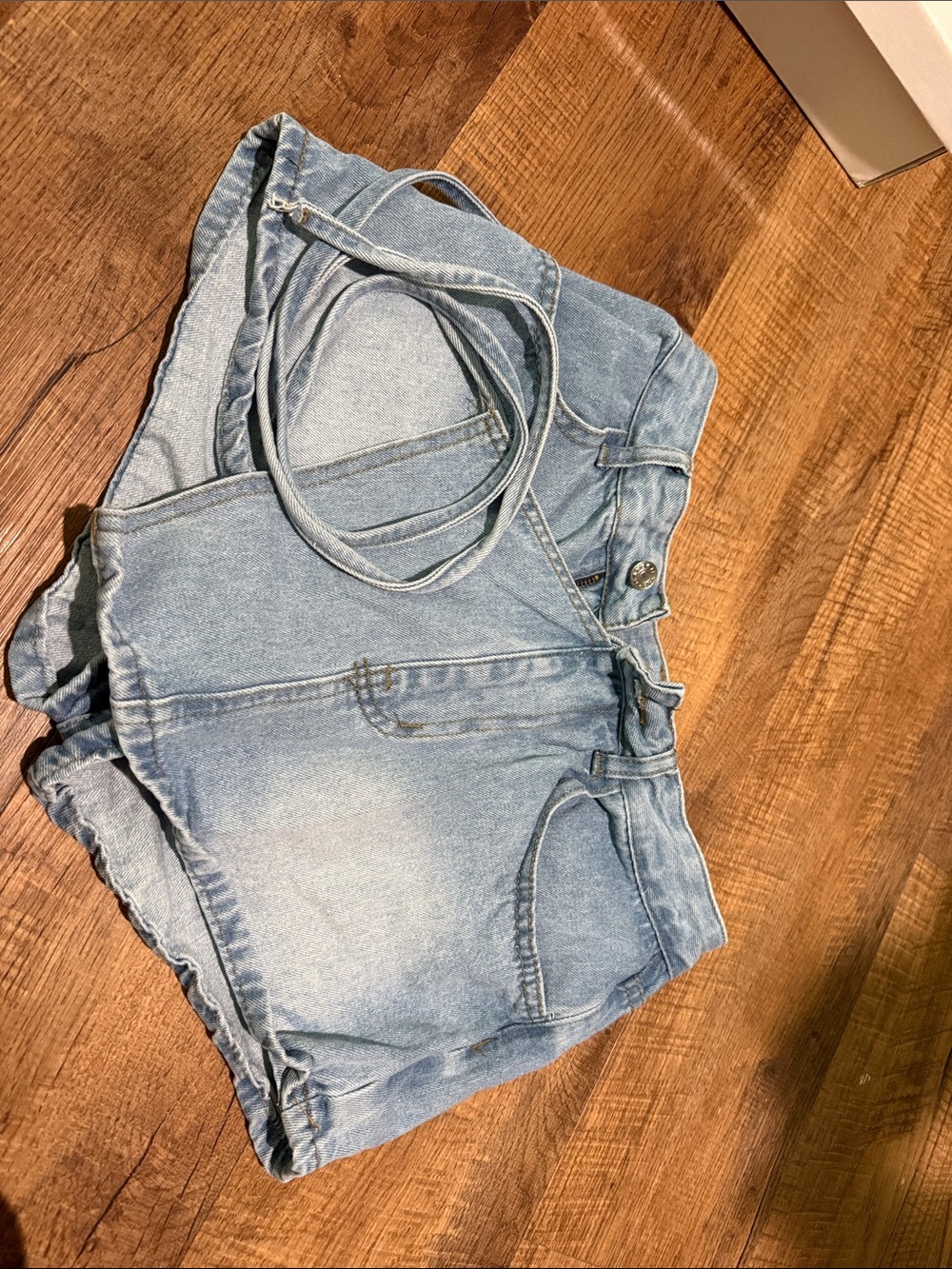 Light Blue Women's Denim Shorts